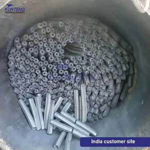 Smoke Free Coconut Shell Charcoal Carbonization Furnace Making Machine Stove EPC thumbnail-4