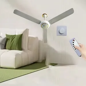 Free Spare Parts Solar Powered Ceiling Fan Modern Simple Solar Fan for Home thumbnail-1