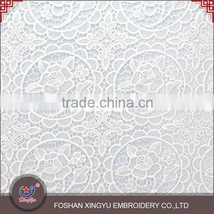 Chinese Manufacturer Cutwork Embroidery Dress Types of Net Lace Fabric With Meticulous Care Design thumbnail-2
