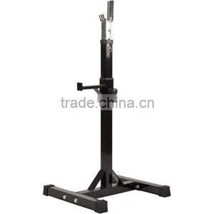 Weight Lifting Barbell Stand Rack With Adjustable Weight Plate Rack thumbnail-1