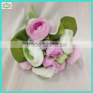 20cm 15heads Wedding Bouquet Wholesale Artificial Flower thumbnail-1