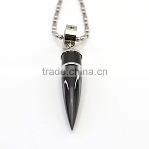 Wholesale Jewellery Hand Made Jewelry Black Men Pendant for Men thumbnail-2