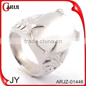 Made in Turkey New Design Finger Ring Silver Rings for Men thumbnail-1