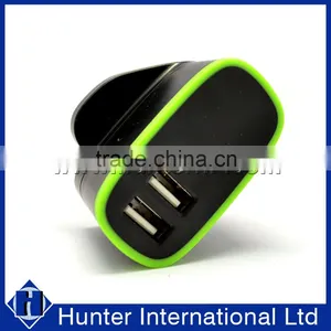 New Design IC Control 2 Ports USB AC Power Charger thumbnail-2