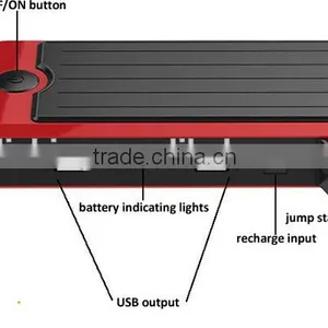 2016 New 12V Car Battery Fast Charge Portable Multi-Function Power Bank Car Jump Starter thumbnail-4
