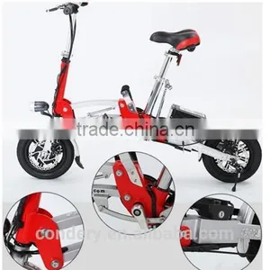 2016 New Electric Bike 14 Inch Electric Folding Bicycle 250W Electric Bicycle China Accept OEM thumbnail-4