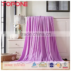 Pretty Plain Color Cheap Soft Warm Blankets Queen Size thumbnail-1