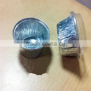 Food Grde Small Round Aluminum Foil Pudding Cup Container thumbnail-1