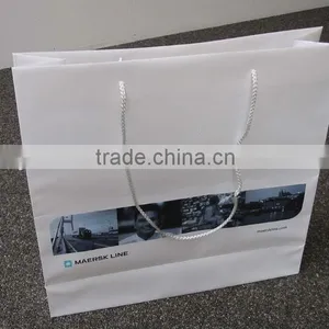 White Paper Shopping Bag With Logo Printing thumbnail-1