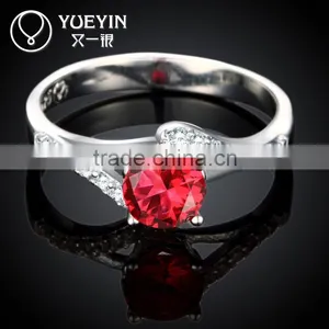 Latest Design Lekani Mix Colour 925 Sterling Silver Plated Rings thumbnail-2