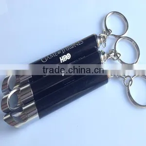 Factory Custom LED Projection Keychain With Opener, Personalized Design With Full Colors Image Projection for Wedding Gift thumbnail-3