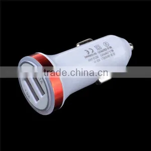 High Quality Logo Custom Colorful Auto Usb Car Charger Adapter thumbnail-2