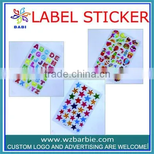 High Quality Multicolour Alphabet Self Adhesive Label Sticker thumbnail-1