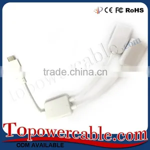 Exclusive Customize Dual USB A Female to Type C Male Adapter thumbnail-1