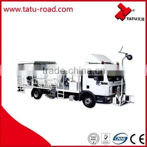 Medium Cold Paint (2-component) High Pressure Airless Spraying Road Marking Truck thumbnail-1