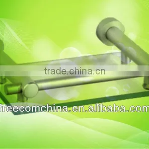 Aluminum and Glass Bathroom Accessory thumbnail-1