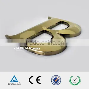 Galvanized Acrylic Full Color Metal Effect Decorative Letter Signs thumbnail-1