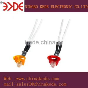 Patent Design Waterproof LED 8mm Diamater Red Yellow Color Led Signal Pilot Indicator Light thumbnail-1