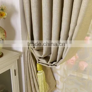 Cheap Curtain Fabric 100% Linen Blackout Curtain Fabric Fabric for Curtains thumbnail-4