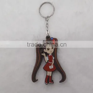 2D Cartoon Character Soft PVC Keychain thumbnail-1