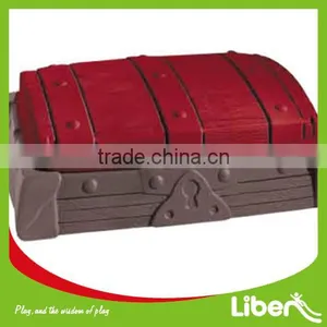 Children Commericial Used Outdoor Playground Fun Play Wooden Plastic Sandbox With Cover For Sale LE.OT.144.01 thumbnail-1