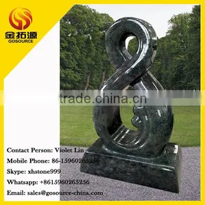 European Style Green Color Small Funeral Tombstone thumbnail-1