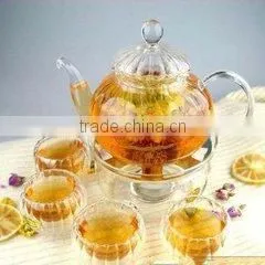 500ml Crystal Borosilciate Handmade Glass Teapot thumbnail-1