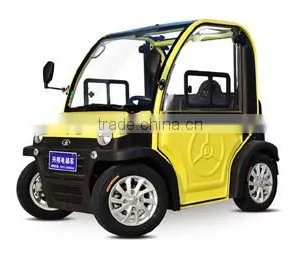 Mini Electric Car Elactric Automobile Yellow thumbnail-1