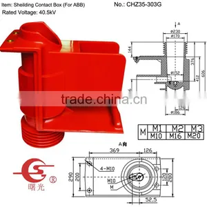Cast Epoxy Resin 40.5kV (35kV) Shielding Contact Spout Bushing for ABB Switchgear (CHZ303G-40.5/CHZ35-303G) thumbnail-1
