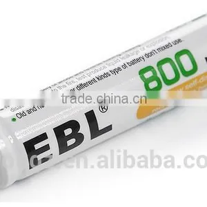 Wholesale EBL 4 Pack 1500 Cycle 800mAh AAA Ni-MH Rechargeable Batteries AAA thumbnail-5