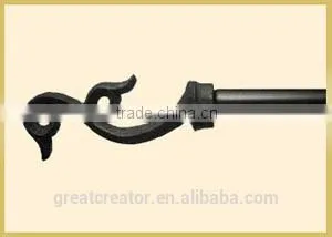 28-48" Branches Curtain Rod Wrought Iron Window Decor thumbnail-1