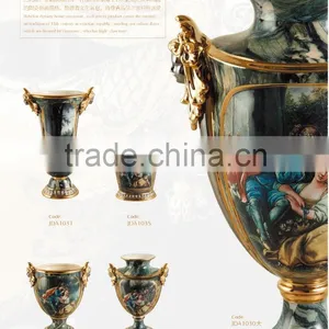 2016 Hot Selling Product High Quality Ceramic Material 15"Porcelain Flower Vase,Porcelain Flower Vase thumbnail-6