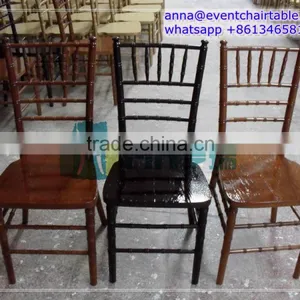 Fruitwood Color Tiffany Chair Wood Stackable for Wholesale ZS-8046R thumbnail-1