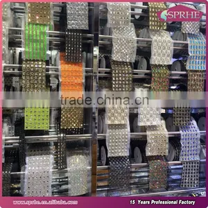 Crystal Mesh Trim Hotfix Crystal Mesh Fabric thumbnail-6