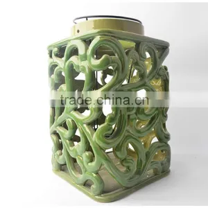 Personalized Ceramic Craft Candle Holder of Jar Shape thumbnail-2