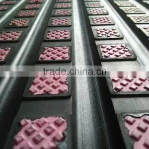 High Alumina Ceramic Tiles Embedded in Rubber Sheet for Pulley Lagging thumbnail-2