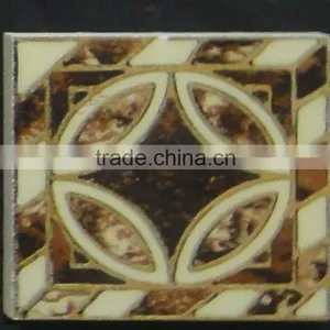 Popular Ceramic Decoration Polishd Golden Taco 10x10CM 73X73MM TILES thumbnail-1