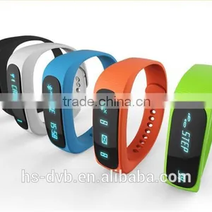 2015 Newest Factory Price High Quality Waterproof Smart Bluetooth Sport Bracelet E02 thumbnail-1