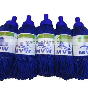 #E200 Microfiber Round Mop,with Plastic Binder. thumbnail-2