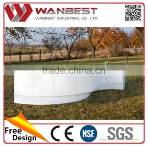 China Supplier High Grade Kitchen Used Artificial Marble Counter Top Quality Choice thumbnail-1