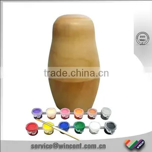 Gift Wood DIY Drawing Russian Matryoshka Doll thumbnail-2