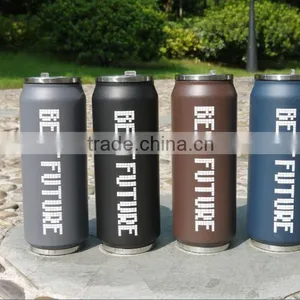Wholesale Christmas Gift Traditional Double-wall Vacuum Beer Can for Memory thumbnail-1