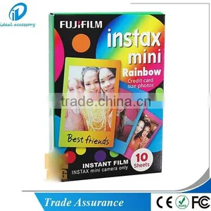 Fuji Fujifilm Instax Mini Rainbow 10 Films 7 7s 8 20 25 Polaroid thumbnail-1