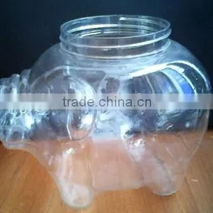 1500ML PET Transparent Kitchen Large Plasticantique Jars With Lids thumbnail-1