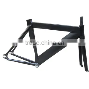High Quality 700C Made in China Aluminum Bicycle Fixed Gear Bike Track Frame thumbnail-1