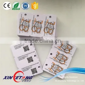 Printed Plastic Customized Keychain Combo PVC Cards With Qrcode thumbnail-5