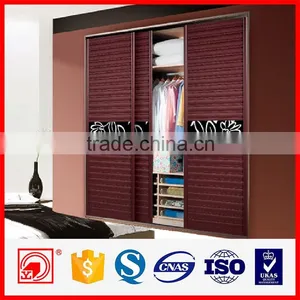 Bedroom Wooden Shutter Wardrobe Door Manufacturer thumbnail-1