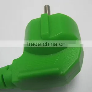 Russian 16A 250V Angled Type Green GOST-R Molded Plug thumbnail-1