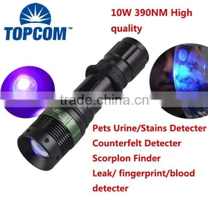 Profesional UV Flashlight With High Power 10W LED 390nm Wavelenght With Variable Focus for Urine Detection / Inspection thumbnail-1