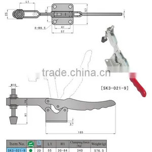 SK3-021-9 Horizontal Toggle Clamp Manufacturing in China thumbnail-3